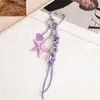 Nova Série Miu Criativa Estrela do Mar Pingente Letra Acessórios Cordão de Cera Coreano Chaveiro Corrente para Celular Bolsa Pendente