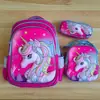 Venta al por mayor de fabricante juego de tres piezas de mochila escolar para estudiantes de primaria mochila de gran capacidad de 16 pulgadas, envío directo de una pieza mochila escolar de caparazón duro 3D