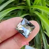 50 Piezas Strass Cuadrado de Punta Trasera en Ángulo Recto, Strass de Forma Irregular para Decoración de Fundas de Teléfono DIY, Ropa, Accesorios Súper Brillantes