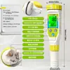 Probador de Calidad del Agua Recargable Siete en Uno Medidor de pH Conductividad TDS/EC Salinidad Agua Rica en Hidrógeno H2 Pluma Detector de Hidrógeno
