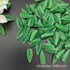 Accesorios de Joyería Antigua DIY Hojas de Jade Verde Oscuro Aretes Gota de Agua Horquilla Material Dinastía Han Pétalos de Cristal Checo