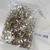 Pacote Grande de Strass Branco Irregular Mini de Costas Planas em Formato de Borboleta para Nail Art, 1440 Peças