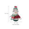 Decoraciones navideñas, colgantes de muñecos, Papá Noel, muñeco de nieve, figuras de renos, adornos para árbol de Navidad, adornos colgantes, accesorios navideños