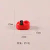 Zapatos Pequeños de Dibujos Animados Estilo Coreano Juguete de Pompón de Felpa Accesorios de Decoración Zuecos DIY Pasador Adorno para Matrícula Colgante