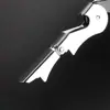 Sacacorchos de camarero, Abrebotellas multifuncional de acero inoxidable para vino y cerveza, Abrelatas para cocina y bar