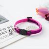 Collar para Gato con Campana, Hebilla de Seguridad con Cara de Gato, Cadena Linda de Terciopelo con Brillo, Collar para Gato