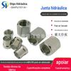 NB300 Junta de tubo soldada com virola central reta Aquecimento de tubo de água JIC Junta de virola de bucha de tubo britânica