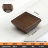 Manija de Armario de Madera Maciza Redonda Creativa de Agujero Único Tipo Champiñón Haya Cajón de Gabinete Puerta de Gabinete de Madera Logueada Manija Pequeña