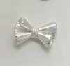 Arte de Uñas Joyería de Aleación de Plata Irregular Barroco Lazo Plateado Oso Amor Accesorios Metálicos Venta al por Mayor