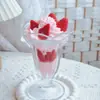 Sorvete de Frutas Copo de Chocolate Vela Perfumada Ornamento de Fragrância Presente de Aniversário Transfronteiriço Estilo Ins Copo de Sobremesa