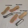 Joias Yingyi DIY Base para Pente de Brocado Song com Tampa Padrão Janela Ondulada Estilo Chinês Acessórios de Material de Tecido Patch