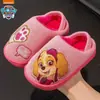 (Seleccionado Exclusivamente) Pantuflas Infantiles de Paw Patrol para Niños, Bebés y Niños Pequeños, Zapatos de Casa para Interiores, Lindos Zapatos de Algodón para Salir