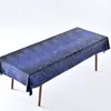 Nova Toalha de Mesa Festa Céu Estrelado Amazon Impermeável à Prova de Óleo Toalha de Mesa de Aniversário Descartável Decoração de Festa Toalha de Mesa