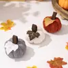 Decoraciones de Calabaza Nuevas de Acción de Gracias Transfronterizas Colgantes de Calabaza Tejidos para Festival de la Cosecha Adornos Pequeños de Calabaza para Escritorio de Otoño