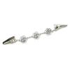 Amazon Transfronterizo Clip para Suéter Cara Cortada Uñas de Diamante Brillantes Clip para Cuello Margarita Moda Borla Clip para Cintura