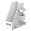 Soporte de Libro de Tablero Perforado Simple Caja de Almacenamiento Organizador de Escritorio Escritorio de Estudiante Dormitorio Oficina Estantería Simple Venta al por Mayor