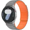 Adecuado para Samsung Watch7 Correa Magnética Fuerte de Silicona 4/5/6/7, Conexión Suave de Silicona sin Costuras, Versátil