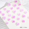 Joyería para Uñas con Diseño de Rosa Resina Tallado Floral Tridimensional y Teñido Scuba Tamaño Camelia Accesorios Vintage para Uñas