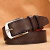 Cinturón de mezclilla Dandali con hebilla de pasador inferior de microfibra informal de moda para hombre, nuevo, de comercio exterior, disponible en stock.