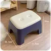 Banqueta Pequena para Uso Doméstico, Banqueta Baixa para Apartamentos de Aluguel, Banqueta Resistente e Durável para Trocar Sapatos, Mesa de Centro para Sala de Estar, Banco de Plástico com Acabamento de Alto Padrão