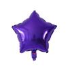 Decoración de cumpleaños para bebé, suministros para fiesta, globo de aluminio de cumpleaños de estrella de cinco puntas de 18 pulgadas, boda, globo rojo de internet