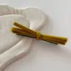 Pinza Lateral para el Cabello de Terciopelo de Alta Calidad con Lazo, Pinza Simple para Flequillo, Pasador Lateral para Cabello Rebelde, Pinza de Pato