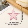 Parche Bordado de Estrella de Cinco Puntas con Purpurina de Nuevo Estilo, Accesorios de Ropa y Equipaje de Venta Caliente Transfronteriza, Parche Decorativo Termoadhesivo