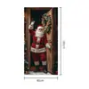 Amazon Transfronterizo Cubierta de Puerta Navideña Merrychristmas Elementos de Grinch Bandera Colgante Cortina de Puerta