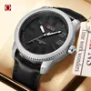 Reloj de Cuarzo Oufani Casual Simple Digital Esfera Grande Reloj de Moda para Hombre Resistente al Agua Escala Tridimensional Reloj Venta Caliente