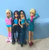 10 Figuras de Niñas Hermosas Set Juguetes para Niños Muñecas Modelos de Paisaje Decoración de Escritorio para Niñas Pequeños Adornos