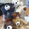 Jinnew Original Chapéu Colar Urso de Pelúcia Chaveiro Pingente Fofo para Pendurar na Bolsa Boneca Fofa Atacado