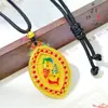 Loja de Ouro Mesmo Estilo Peixe Antigo Esmaltado Dourado Pingente de Disco para Mulheres, Estilo Palaciano Filigrana Peixes Pingente