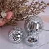 Espejo de Vidrio Láser Espuma Barra Espejo Bola Adornos Decorativos Navidad Disco Bola de Navidad Decoraciones Colgantes para Árbol de Navidad