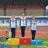 Podio de Competición de Acero Podio de Premiación Podio de Premiación Pista de Atletismo Equipos de Premiación de Madera