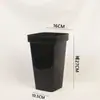 Cubo de Flores de Plástico Rectangular Grande para Flores Secas y Frescas, Anticaídas, Almacenamiento Personalizado