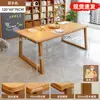 Escritorio para sala de estar, escritorio largo grande para leer y estudiar, mesa de comedor para el hogar, mesa doble larga, estación de trabajo para computadora