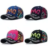 Boné de Baseball Bordado com Letra da Moda, Chapéu Swag Estiloso e Único para Proteção Solar ao Ar Livre para Homens e Mulheres