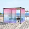 1 pieza nueva mosquitera con patrón de flores impresión digital 3D directo de fábrica decoración dormitorio sala de estar mosquitera con barra para colgar