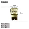 Bisagra de Hierro Seis Agujeros Accesorios de Decoración Antigua Caja de Joyería Caja de Madera Cadena de Soporte Bisagra Color Bronce Dorado Níquel