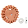 Rueda de goma de 3.5 pulgadas 4 pulgadas para quitar placa de goma rueda de goma neumática para quitar pintura rueda de goma para quitar placa de goma calcomanía de coche para quitar rueda de goma