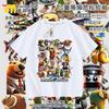 Camiseta de Manga Curta Casual para Meninos Tongtongge Homem de Palito de Madeira Tungtungsahur Abstrato Estrangeiro Shanhaijing Roupas de Verão