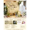Decoração de Primeiro Aniversário Estilo Ins Coreano Fundo de Parede de Tesouro Cortina Creme Laço Adereços para Fotos Fundo de Parede em Placa de KT