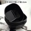 Platillo Pequeño para Condimentos Plato de Plástico Plato para Fondue Barbacoa Plato para Condimentos Salsa de Soja Vinagre Plato para Salsas Restaurante de Fondue Platos para Brochetas