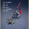 Fengshen Romance Alrededor Mini Arma 22cm Hacha de Cobre de Shang Wang Modelo de Arma Metálica Adorno de Escritorio Juguete