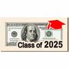 Cross-Border 2025 Layered Wallet Presente de formatura de madeira retangular Money Rack DIY Message Book