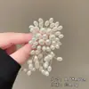 Broche de Terno, Flor de Peito Anti-Exposição com Laço, Alfinete de Peito de Verão, Botão Anti-Exposição para Camisa Sem Costura, Alfinete de Segurança Versátil