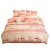 Juego de Cama de Vellón de Leche de Cuatro Piezas Ropa de Cama Sábana de Coral Fleece Funda Nórdica de Tres Piezas 2026 Nuevo Invierno Engrosado