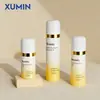 Xumin Cosméticos Garrafa Pressora a Vácuo Camada Dupla Fosca Garrafa Dispensadora de Essência 15-50ml Cabeça de Bomba Branca Garrafa de Loção