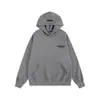 Fog Essentials Sudaderas com Letras de Silicone Estéreo para Homens e Mulheres American High Street Moletons com Flocagem Jaqueta Moletom