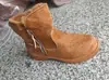 Botas de Nieve para Mujer 2024 Invierno Nuevas de Terciopelo Zapatos de Mujer Botas Cálidas Aliexpress Transfronterizo Zapatos de Algodón Talla Grande Botas de Mujer